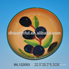 Placa de cerâmica por atacado com teste padrão verde-oliva